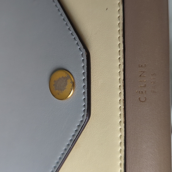 Celine Envelope Wallet Leather Multicolor - Picture 7 of 7